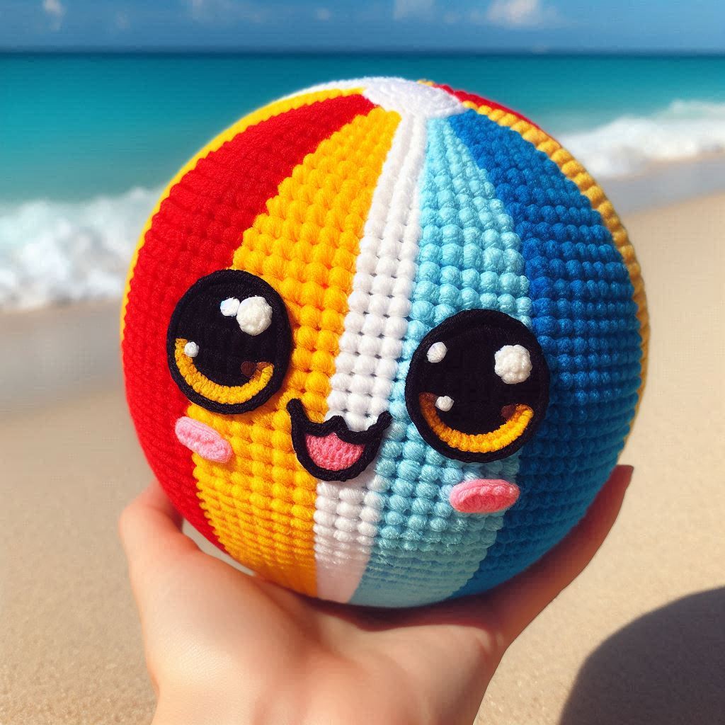 Amigurumi Beach Ball - Crochet Pattern