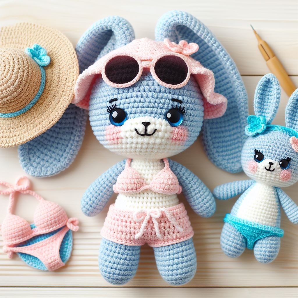 Beach Bunny - Crochet Pattern