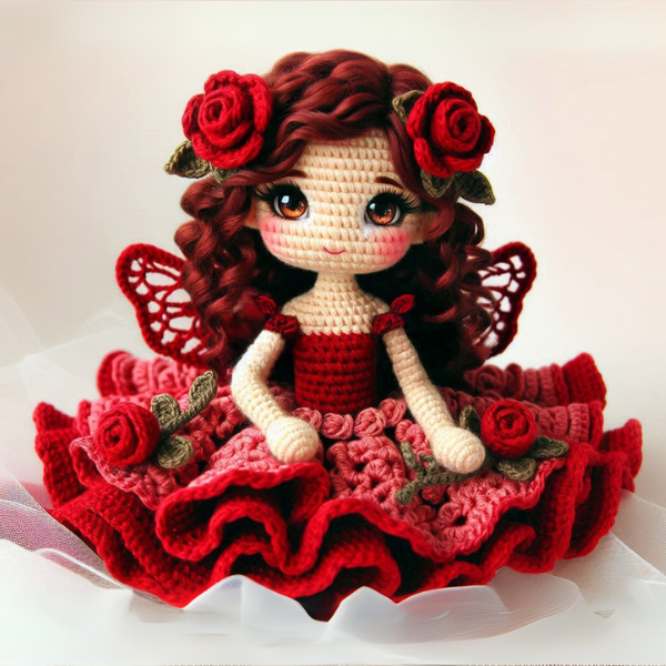 4 in 1 Floral Fairy Bundle  – Crochet Pattern