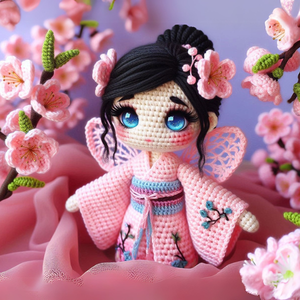 4 in 1 Floral Fairy Bundle  – Crochet Pattern