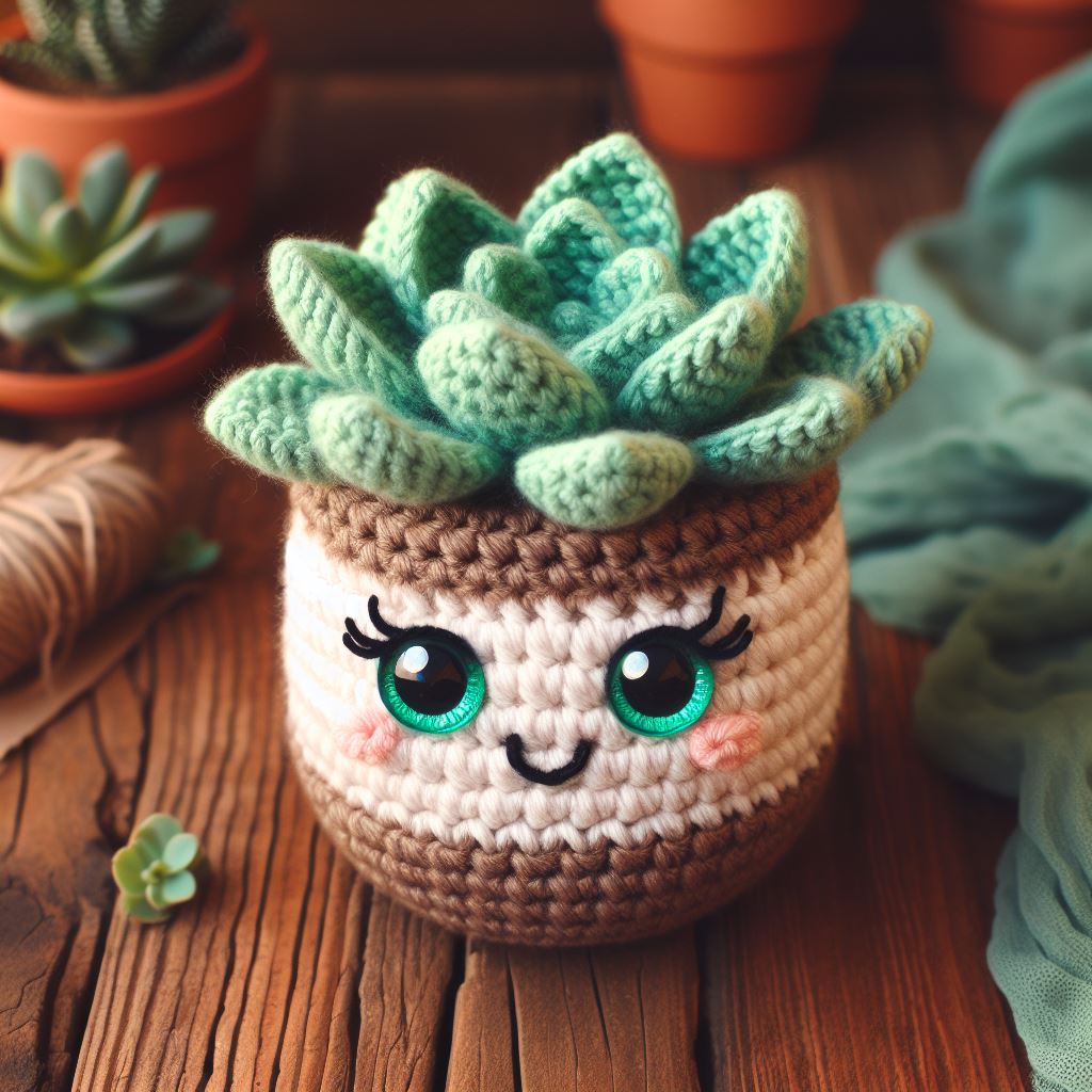 Succulent Plant - Crochet Pattern