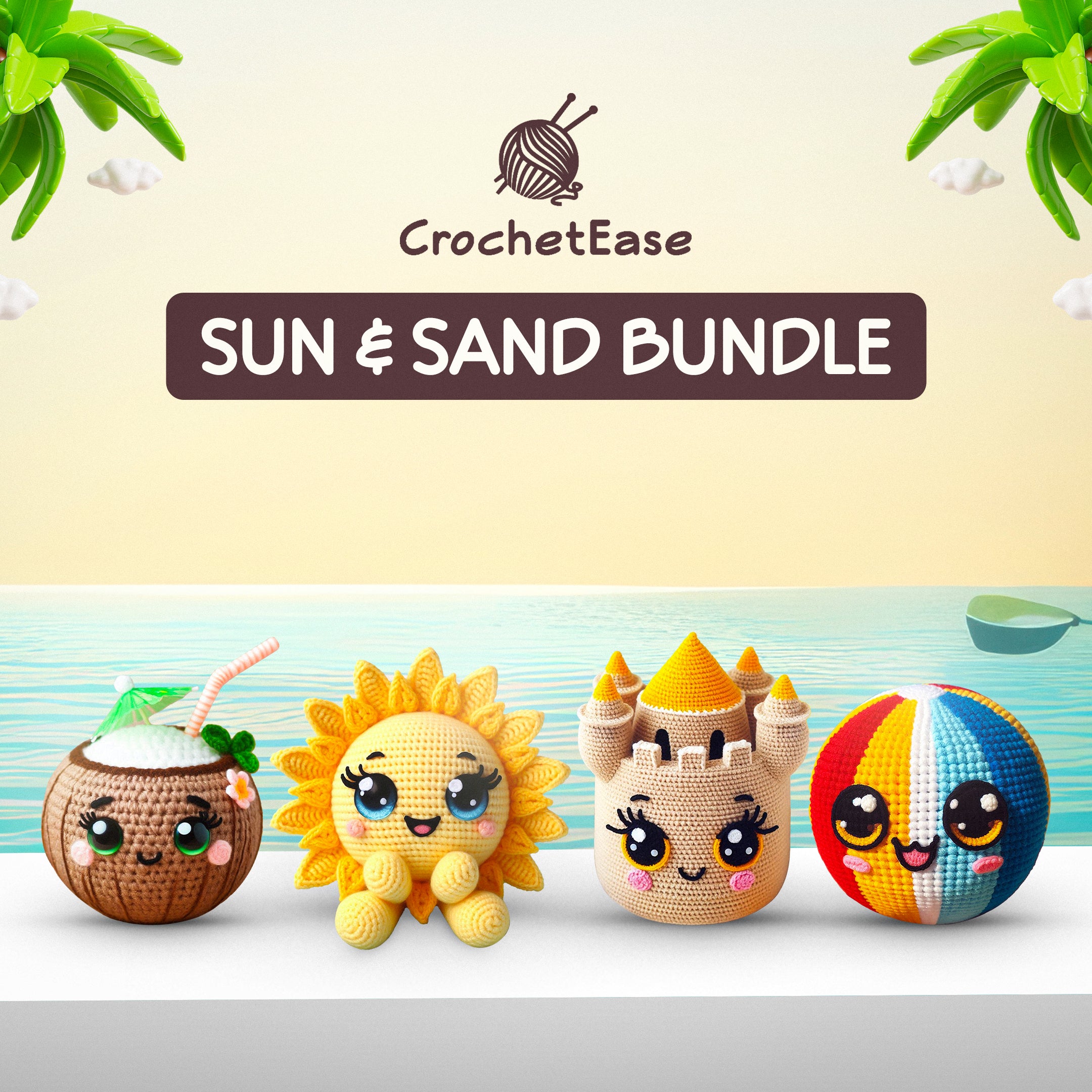 4 in 1: Sun & Sand Bundle  – Crochet Pattern