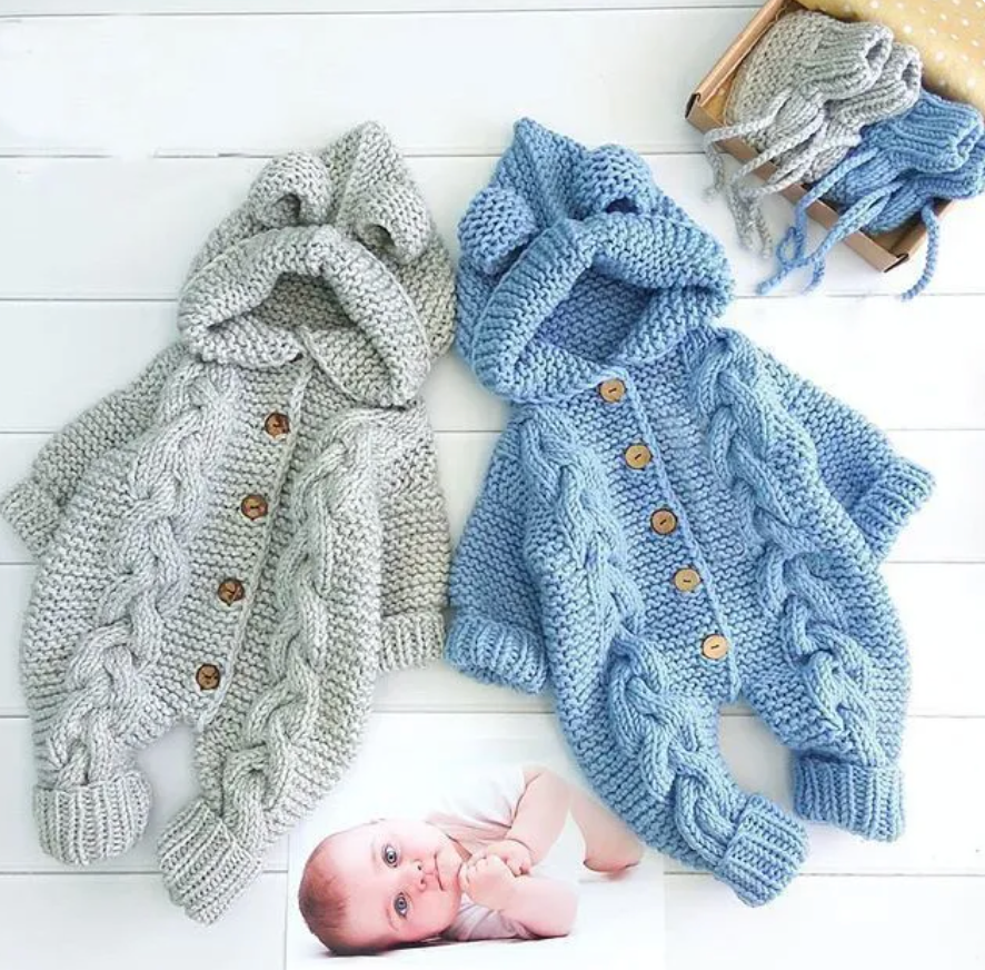 Knitted jump suit shop