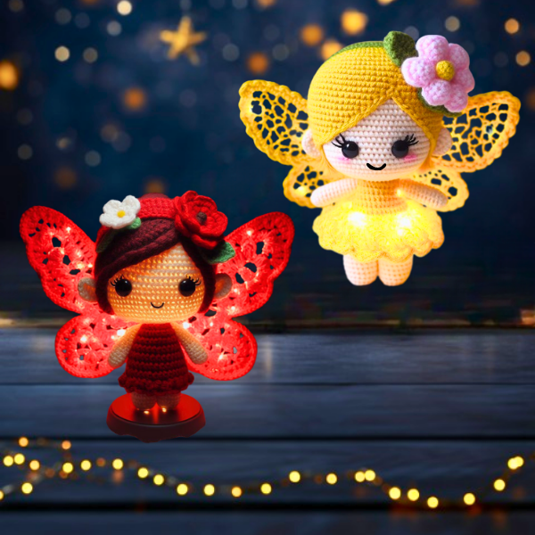 Fairy Night Lamp Dolls – Crochet Pattern